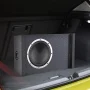 QPower Single 10" Sub Enclosure, Universal Shallow Mount for GMC, Chevy, & Ford Trucks - Image 5