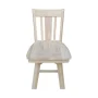 San Remo 30 in. Unfinished Wood Swivel Bar Stool - Image 4