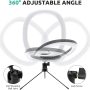 12" RGB Selfie Ring Light, LED Circle Lighting with Tripod Stand & Cell Phone Holder for Live Stream,Make Up,YouTube,TikTok,Zoom Meeting,Video Recording - Image 5