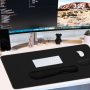 Large Mouse Pad and Keyboard Wrist Rest, Desk Pad for Keyboard and Mouse, 4-in-1 Large Gaming Mouse Pad with Wrist Support, Desk Mat for Home Office Study Game-Black - Image 6