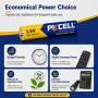 PKCELL Carbon Zinc AAA Batteries (100 Pack), 1.5V Extra Heavy Duty Triple A Batteries for Remote Control and Clocks - Image 2