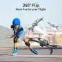 4DRC v8 with 1080P HD Camera for Adults and Kids for Adults and Children FPV RC Quadcopter with LED Lights and Optical flow Sensor, 2 Batteries, Black - Image 5