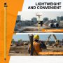 Aluminum GPS Pole, GPS Poles with Snap-Lock for Land Surveying & Engineering GPS/GNSS Accessory and Instruments (GLS26A) - Image 4