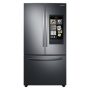 Samsung - 36 in. Wide 28 cu. ft. 3-Door French Door Smart Refrigerator with Family Hub - Black Stainless Steel - Image 1