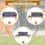 Adjustable Patio Convertible Sofa with Thick Cushion - Gray - Image 6