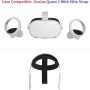 Fromsky Yinke for Oculus/Meta Quest 2/Pico 4 Case, Hard Travel Carrying Case All-in-One Storage, Compatible with Elite Strap VR Headset and More Accessories (Black) - Image 6