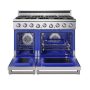 Thor Kitchen - 48 in. Wide 7 Burner 7.6 Cu Ft. Freestanding Liquid Propane Double Oven Gas Range with Infrared Broiler - Stainless Steel - Image 3