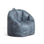 Big Joe Joey Large Bean Bag Chair in Basalt Blue, All Ages, with On-The-Go Handle - Image 2