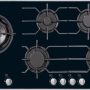 Miele - 37 in. Wide 5 Burner KM 3054-1 G USA EDST 120/60 - Black - Image 1