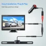eRapta Backup Wired Camera 7'' 1080P Front & Rear View Monitor Back up Camera for Car or Truck IP69 Waterproof Night Vision DIY Grid Lines AY7 Wired Camera - Image 5