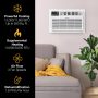 Whirlpool - 550 Sq. Ft. 12,000 BTU 230V Through the Wall Air Conditioner with 10,600 BTU Supplemental Heat Capability - White - Image 4