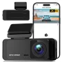Ecomoment Dash Cam Front WiFi 1296P, Dash Camera for Cars,Dashcam with Night Vision, Car Camera with APP, Mini Dashcams with 24H Parking Mode, Loop Recording, WDR, Support 256GB Max,Black - Image 1
