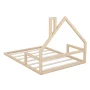Euroco Full Size Wood Floor Bed for Kids Room, Natural - Image 6