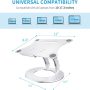Laptop Stand for Desk, JZBRAIN Adjustable Laptop Stand Ergonomic Computer Stand Holder Compatible with 10-15" MacBook Air, Pro, Lenovo, Dell (Silver) - Image 5