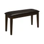 Monarch Specialties Guillen 5-piece Dining Set with Bench Cappuccino and Dark Brown - Image 3