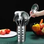 ReaNea 13 Pieces Shiny Stainless Steel Kitchen Utensils Set with Utensil Holder - Image 5