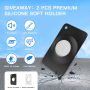 Tracker 2 Pack Item Finders Compatible with Apple Find My(iOS Only),Bluetooth Tracker Tag for Luggage,Key,Backpack and More,Key Finder Smart Tag with 2 Tracker Holder,Battery Replaceable - Image 5