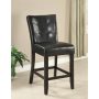Culligan 26 in. Espresso Leatherette Counter Height Chair (Set of 2) - Image 4