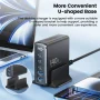 Toocki 140W GaN USB Charger 5in1 Desktop Fast Charge USB Type C Charger LED Display Charger For iPhone Xiaomi Smartphone Laptop - Image 4