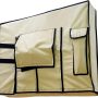 Outdoor TV covers 48-50 inch Waterproof and Weatherproof TV Covers | Outdoor TV Enclosure | Smart Shield TV Screen Protector for Outside TV | Cover for Moving | TV Display Protectors – Beige - Image 3