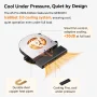 GEEKOM - A5 Pro Mini PC AMD Ryzen 5 7530U, 16GB DDR4 RAM, 512GB NVMe SSD Storage - Silver - Image 3