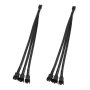 AbleGrid 2pcs 4 Pin 1 to 3 Way PWM Case PC Fan Splitter Cable Hub Power Adapter - Image 1