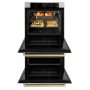 ZLINE - Autograph 30 in. 10 cu. ft. Built-In Double Wall Oven with Air Fry & Self Clean with Bronze Accents - Stainless Steel - Image 2