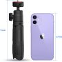 Mini Tripod, Extendable Selfie Stick,3 Levels Adjustment Height,Phone Tripod for Camera and Phone,Webcam Tripod with 360°Ball Head,Camera Tripod is Suitble for Camera and Cell Phone Etc - Image 2