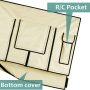 Outdoor TV covers 48-50 inch Waterproof and Weatherproof TV Covers | Outdoor TV Enclosure | Smart Shield TV Screen Protector for Outside TV | Cover for Moving | TV Display Protectors – Beige - Image 2