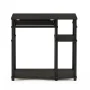 Furinno Abbott Computer Desk with Bookshelf, Espresso/Black - Image 4