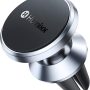 [8 Powerful Magnets] Humixx Phone Holder for Car Air Vent [Durable ＆ Sturdy] Magnetic Car Phone Holder Mount 360° Rotation Car Vent Clip Fit for iPhone 12 11 Pro Max Samsung Galaxy S21, Silver - Image 6