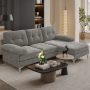 INGALIK convertible Sectional Sofa Couch, Convertible L Shaped Couch - Image 4