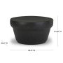 Garvy Industrial 33 in. Rustic Bronze Round Metal Top Coffee Table - Image 3