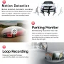 Car Dual Lens Dash Cam HD 1080P Front/Rear/Inside Video Recorder Camera G-Sensor - Image 4