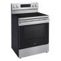 LG - 30-in Wide 6.3 Cu. Ft. Freestanding Electric Convection Smart Range with 4 Elements, Air Fry and WideView Window - Stainless Steel - Image 2