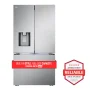 LG - 36-in Wide Counter-Depth MAX 25.5 Cu. Ft. French Door Smart Refrigerator with Four Kinds of Ice - Stainless Steel - Image 3