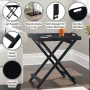 Convenience Concepts Designs2Go Folding Tray Table, Black - Image 4