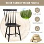 Set of 2 Windsor Dining Chairs with High Spindle Back - Image 6