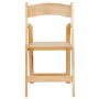 Natural Wood Folding Chair (2-Pack) - Image 5