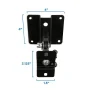 Heavy-Duty Universal Speaker Mounts for Walls/Ceiling, Black - Image 4