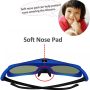 Active Shutter 3D Glasses for All DLP-Link 3D Projectors, Simple Style Rechargeable 3D Glasses for BenQ Acer Viewsonic Home Theater,144Hz EX-30 Eyewear - Image 4