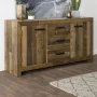 Lafond 63" Wide 3 Drawer Pine Wood Sideboard - Image 2