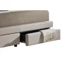 Ainge Transitional Beige Fabric Upholstered King Size Bed - Image 6