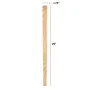 Square Taper Table Leg with Chamfer - 21 in. H x 1.75 in. Dia. - Sanded Unfinished Hardwood - DIY Home Furniture Decor - Image 4