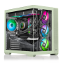 Thermaltake - LCGS View 9870M-380 Gaming Desktop AMD Ryzen 7 9800X3D 2024, 32GB DDR5 Memory, NVIDIA GeForce RTX 5070, 2TB NVMe M.2 - Green - Image 1