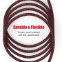 XLR Cable 25ft, BIFALE Heavy Duty Hybrid Braided XLR Patch Cable 3Pin XLR Male to Female Multi-Colored Microphone Cable Balanced Mic/Snake Cord - 6Pack (TOP Series) - Image 2