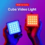 Updated Ulanzi VL49 RGB PRO Video Light 2500K-9000K LED Camera Light 2500mAh Rechargable Battery Honeycomb Diffuser for Vlog - Image 2