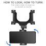 360° Car Rearview Mirror Phone Holder Universal Rotatable Car Phone Holder Lot - Image 4