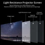 Projector Screen, Keenstone 120 inch 16:9 HD Foldable Anti-Crease Portable Projector Movies Video Screen for Home Theater Outdoor Indoor - Image 4