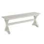 Jamestown White Wash Dining Bench - Image 6